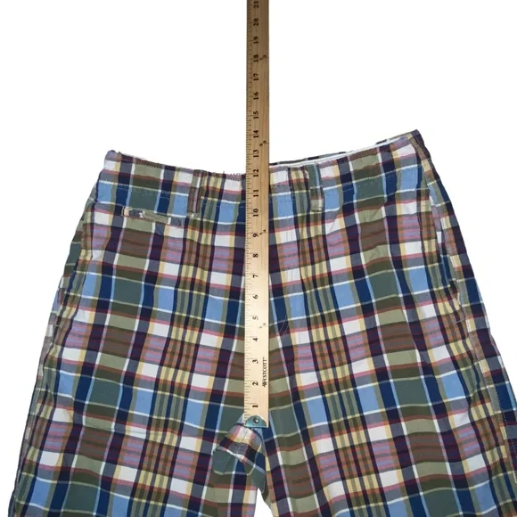 American Eagle Outfitters Plaid Blue Yellow Shorts - Men’s 32 - Picture 3 of 11